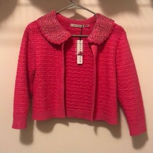 NWT Alice and Olivia Embellished Cardigan